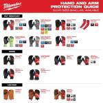 Milwaukee16 in. Red 4-Way Stretch Cut 3 Resistant Protective Arm Sleeves (48-73-9030)