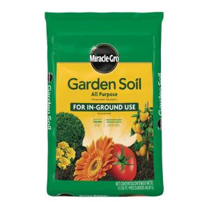 Miracle-Gro All Purpose Garden Soil 1.5 cu. ft. for Flowers, Vegetables, Trees, Shrubs, and Raised Beds (70359500)