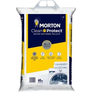 Morton Salt40 lbs. Water Softener Salt Pellets Clean and Protect (1500)