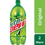 Mountain Dew Citrus Soda Pop, 2 Liter Bottle