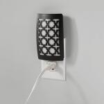 Touch to Dim Dimmable Soft White Plug-In LED Black Night Light (10728)