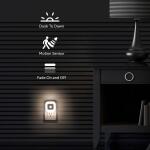 2 in. Plug-In Indoor Square LED Motion Sensor Automatic Dusk to Dawn Fade on and off Warm White Night Light (NL/DDMM/HD)