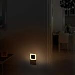 Square Soft White LED White Night Light with Automatic Dusk to Dawn and 2 Light Levels (SM-XS01a010E11)