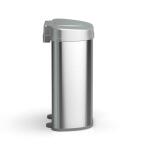 NINESTARS 18.5 Gal. Stainless Steel Recycling Bin with Motion Sensor (DZT-70-R3SL)