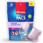 O-Cedar PACS Hard Floor Cleaner, Lavender Scent (10-Count) (172402)