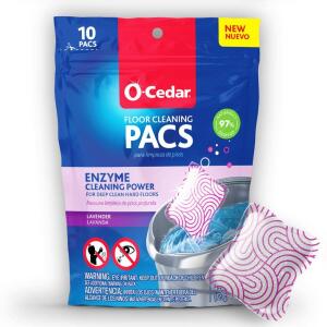 O-Cedar PACS Hard Floor Cleaner, Lavender Scent (10-Count) (172402)