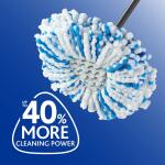 O-Cedar Easy Wring Microfiber Spin Mop and Bucket System Deep Clean & Rinse Clean (174221)