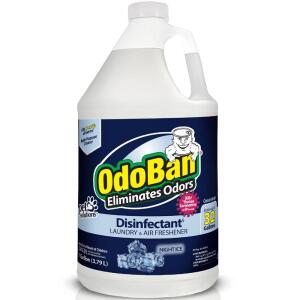 OdoBan 1 Gal. Night Ice Disinfectant and Odor Eliminator, Multi-Purpose Cleaner Concentrate, Fabric Freshener, Mold Control (911901-G)