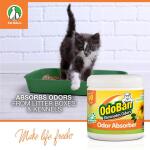 OdoBan 14 oz. Citrus Solid Odor Absorber & Eliminator for Smoke, Musty Smells, Home, Bathroom, Kitchen, and Pet Areas (9735K61-14Z)