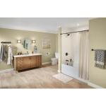 Delta Porter 3 -Piece Bath Hardware Set with Towel Bar/Rack, Toilet Paper Holder, Hand Towel Holder in Oil Rubbed Bronze