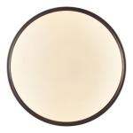 Hampton Bay Withers 15 in. Integrated LED Ceiling Flush Mount Fixture Oil-Rubbed Bronze, Adjustable CCT with Glass Shade (CG1aA026FR1Q25)