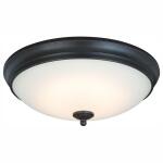 Hampton Bay Clifton 13 in. Selectable LED Flush MountOil Rubbed Bronze Finish (HUI8011LL-6/ORB)