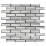 MSIOmbre Grigia 12 in. x 12 in. Glossy Glass Mosaic Tile (1 sq. ft. / each) (GLSST-OMBGRI8MM)