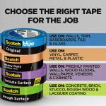 3MScotch 1.41 in. x 60.1 yds. Heavy-Duty Grade Masking Tape (4 Rolls/Pack) (2020+-36EP4)