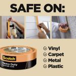 3MScotch 1.41 in. x 60.1 yds. Heavy-Duty Grade Masking Tape (4 Rolls/Pack) (2020+-36EP4)