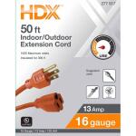 HDX50 ft. 16/3 Light Duty Indoor/Outdoor Extension Cord, Orange (HD#277-517)