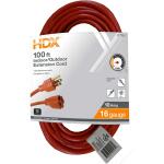 HDX100 ft. 16/3 Light Duty Indoor/Outdoor Extension Cord, Orange (HD#277-525)