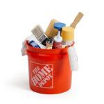 The Home Depot2 gal. Orange paint Bucket (PN0192)