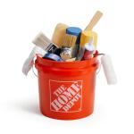 The Home Depot2 gal. Orange paint Bucket (PN0192)