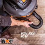 RIDGID 6 Gallon 3.5 Peak HP NXT Shop Vac Wet Dry Vacuum with General Debris Filter, Locking Hose and Accessory Attachments (HD06001)