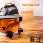 RIDGID 6 Gallon 3.5 Peak HP NXT Shop Vac Wet Dry Vacuum with General Debris Filter, Locking Hose and Accessory Attachments (HD06001)