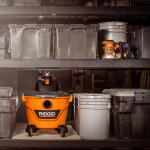 RIDGID 9 Gallon 4.25 Peak HP NXT Shop Vac Wet Dry Vacuum with General Debris Filter, Locking Hose and Accessory Attachments (HD09001)