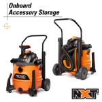 RIDGID 16 Gallon 6.5 Peak HP NXT Shop Vac Wet Dry Vacuum with Cart, Fine Dust Filter, Locking Hose and Accessory Attachments (HD1800)