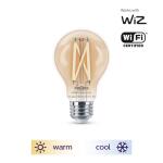 Philips 60-Watt Equivalent A19 Smart Wi-Fi Vintage Edison LED Light Bulb Tunable White 2700 (K) WiZ with Bluetooth - 1 Pack