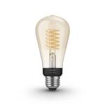 Philips Hue40-Watt Equivalent ST19 Smart LED Vintage Edison Soft White (2700K) with Bluetooth - 1 Pack