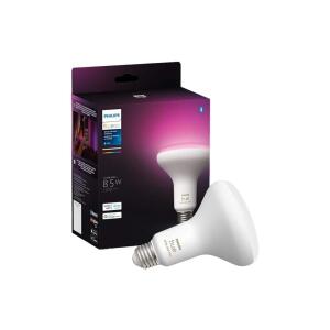 Philips Hue 85-Watt Equivalent BR30 Smart LED Color Changing Light Bulb with Bluetooth - 1 Pack