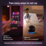 Philips Hue 85-Watt Equivalent BR30 Smart LED Color Changing Light Bulb with Bluetooth - 1 Pack