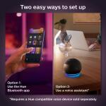 Philips Hue 75-Watt Equivalent A19 Smart LED Color Changing Light Bulb with Bluetooth - 1 Pack