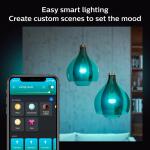 Philips Hue 75-Watt Equivalent A19 Smart LED Color Changing Light Bulb with Bluetooth - 1 Pack