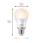 Philips 60-Watt Equivalent A19 LED Smart Wi-Fi Tunable White Smart Light Bulb - 1 Pack