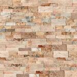 MSIPicasso Ledger Panel 6 in. x 24 in. Splitface Travertine Wall Tile (6 sq. ft. /Case) (LHDPNLTPIC624)