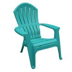 RealComfort Plastic Adirondack Chair in Sea Glass (8371-97-4304)