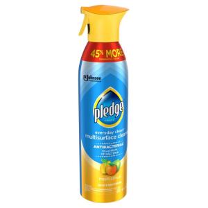 Pledge Fresh Citrus Antibacterial All-Purpose Cleaner Spray, 14.2 oz (314184)