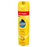 Pledge 14.2 oz. Enhancing Polish for Wood, Leather, and Stainless Steel - Lemon Scent (336384)