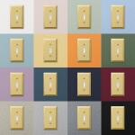 Hampton BayMetallic 1 Gang Duplex Outlet Steel Wall Plate - Polished Brass (163DBRHB)