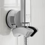 Glacier Bay Modern 1-Spray 7.9 inch Dual Tub Wall Mount Fixed and Handheld Shower Heads 1.8 GPM, Polished Chrome