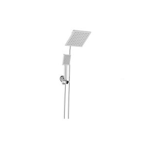 Glacier Bay Modern 1-Spray 7.9 inch Dual Tub Wall Mount Fixed and Handheld Shower Heads 1.8 GPM, Polished Chrome