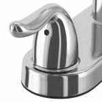 Glacier Bay Constructor Double-Handle Standard Kitchen Faucet with Side Sprayer in Polished Chrome (HD67099-1B01)