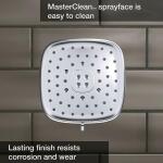 KOHLER Fordra 3-Spray Patterns 6.8 inch Exclusive Wall Mount Fixed Shower Head, Polished Chrome