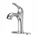 Pfister Polished ChromeLadera Single Handle Single Hole Bathroom Faucet