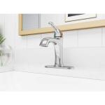 Pfister Polished ChromeLadera Single Handle Single Hole Bathroom Faucet