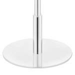 Hampton Bay 58 in. Ganton Standard Floor Lamp with Polished Nickel Finish and Hardback Drum Linen Shade for Living Room