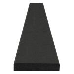 MSIPremium Black Double Beveled 6 in. x 72 in. Polished Granite Threshold Floor Tile Trim (6 ln. ft./Each) (SILL-PBLK6X72)