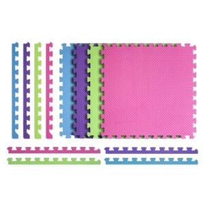 TrafficMasterPrimary Pastel 24 in. W x 24 in. L x 0.5 in. Thick Foam Exercise\Gym Flooring Tiles (4 Tiles\Case) (16 s. ft.) (24121HDUS)