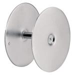 Prime-LineDoor Hole Cover Plate, 2-5/8 in. Diameter, Satin Nickel (U 10446)