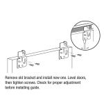 Prime-LineFront Closet Door Roller with 1/4 in. Offset and 7/8 in. Nylon Wheel,(2-pack) (N 6500)